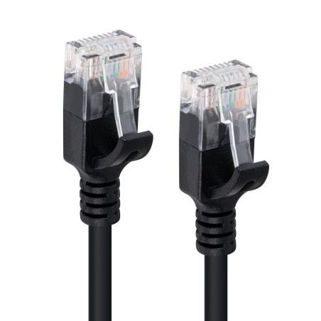 MicroConnect U/UTP CAT6A Slim 0.25M Black